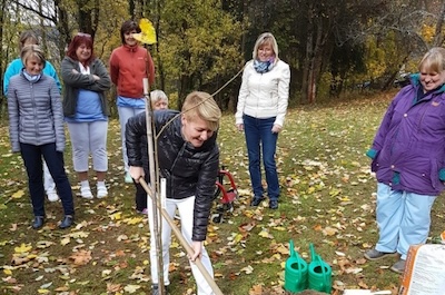 Sázení lípy republiky