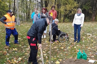 Sázení lípy republiky