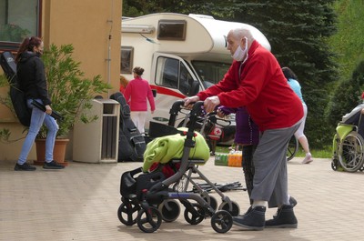 Vystoupení hudební skupiny červeného kříže