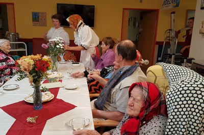 Svatomartinské posezení na 1. patře