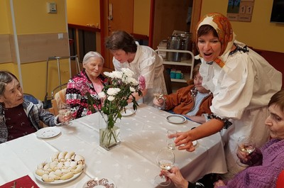 Svatomartinské posezení na 1. patře