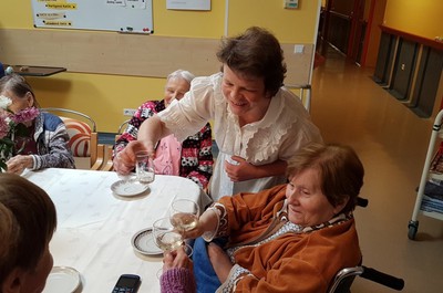 Svatomartinské posezení na 1. patře