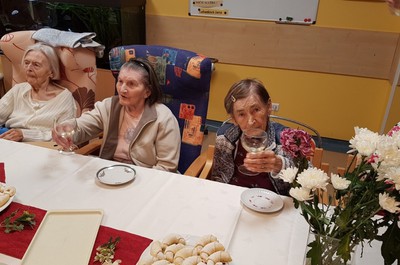 Svatomartinské posezení na 1. patře