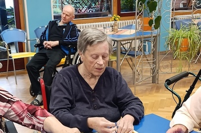 Mezigenerační setkání seniorů a dětí z MŠ Rokytnice nad Jizerou