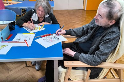 Mezigenerační setkání seniorů a dětí z MŠ Rokytnice nad Jizerou