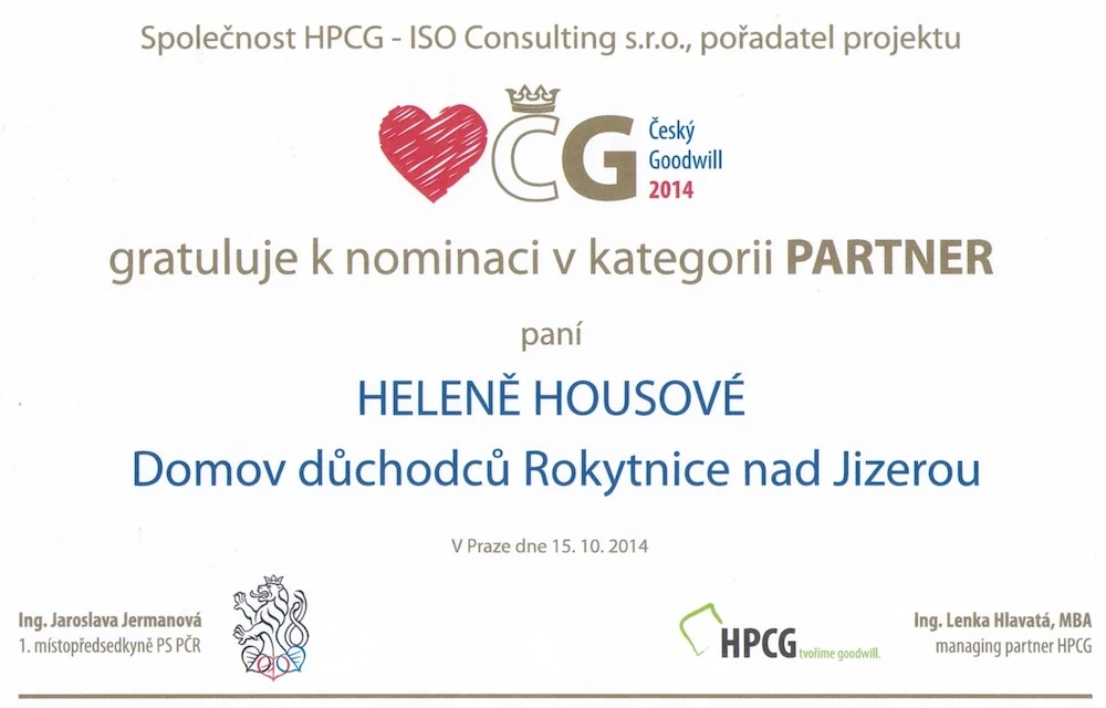 Domov důchodců Rokytnice nad Jizerou, p.o.